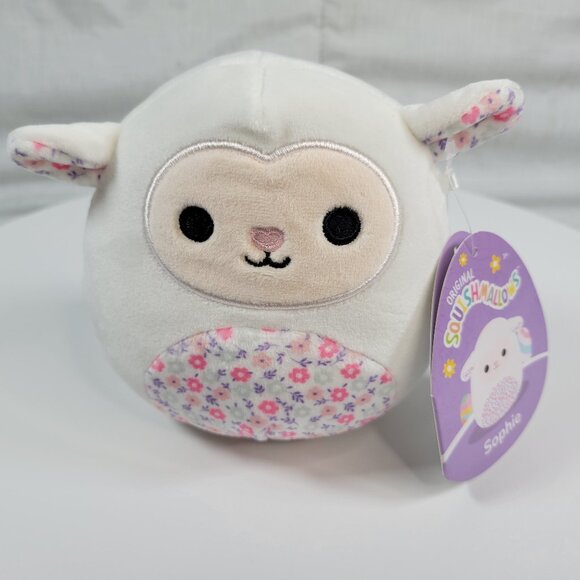 Sophie The Lamb 5" Easter Plush 2022 Floral Squishmallows NWT - Picture 1 of 8